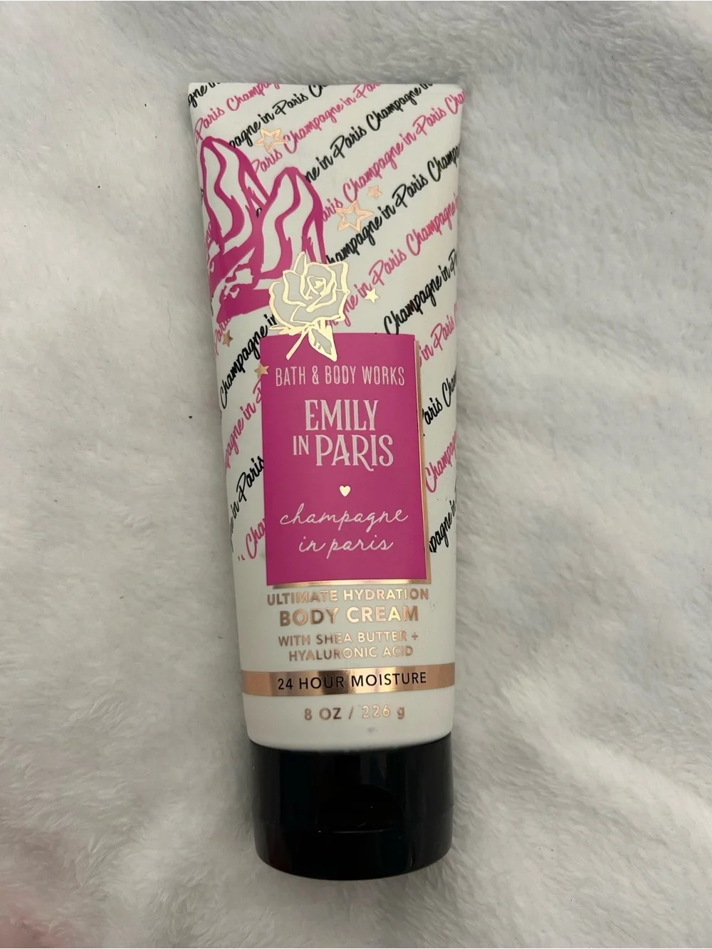 Bath & Body Works Emily in Paris Champagne in Paris Body Cream - Pink & White
